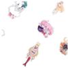 Sailor Moon Comic Waterproof Sticker Set for Cell and Laptops 75-Piece Suitcases, Bicycles, Helmets, Computers, Phones,