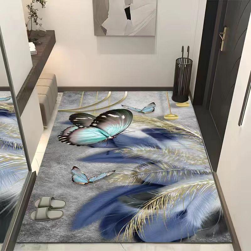 Modern Anti-slip Door Small Mat Rug Carpet Bath Kitchen Garden for Home Outdoor Indoor Decor