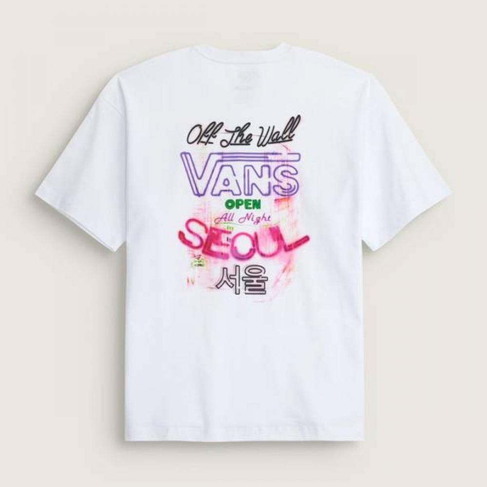 Vans Seoul Neon Sign T shirT blacks/S