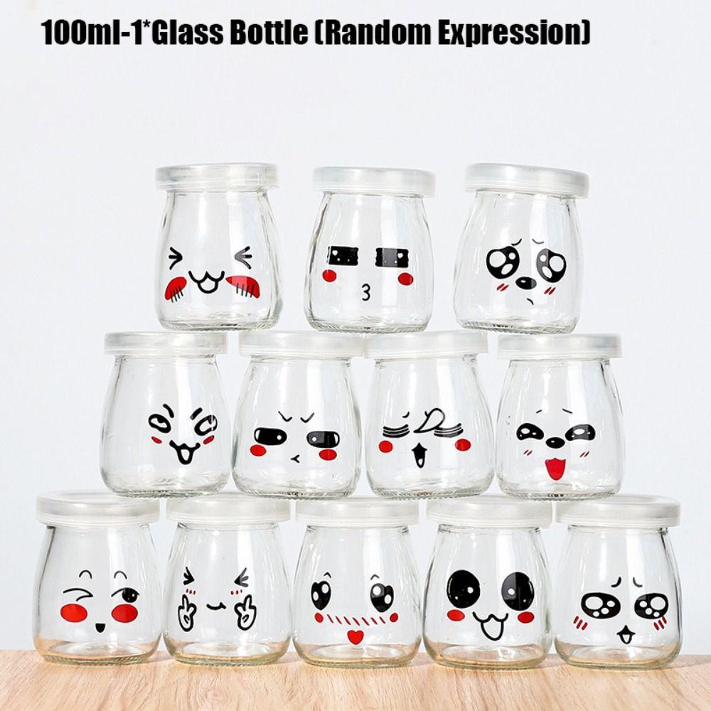 

Бутылка желаний Банки для пудинга Стеклянные бутылки Свадебные сувениры Детское питание Десерт 5.5x7.1cm-expression