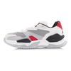 Li Ning Reburn Classic Casual Cushioning Rebound Low top Basketball Shoes Men's White Gray AGBQ089-1