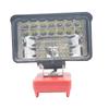 Wireless LED Work Light 4inch  34LED 5400LM Dual USB Port for Milwaukee Cordless M18 18V Battery