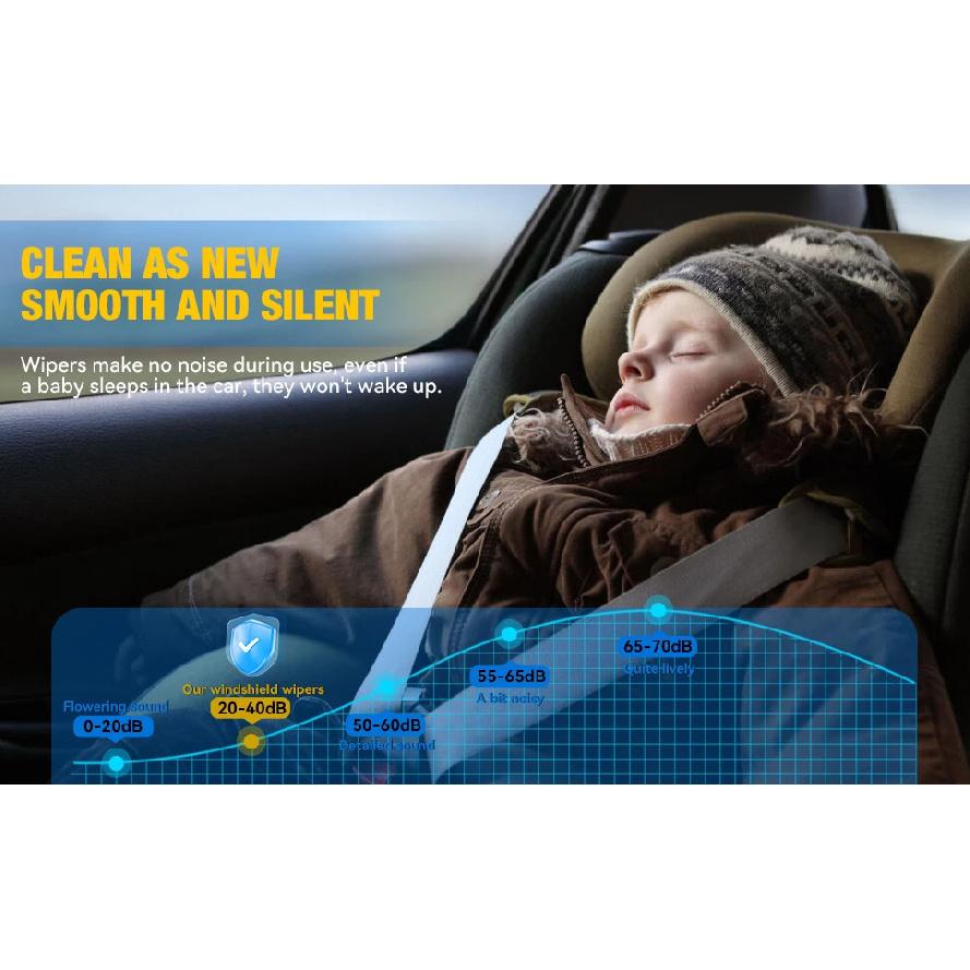 Erick's Scheibenwischer LHD Frontscheibenwischerblätter für Kia Ceed Cee'd 2006 - 2009 Windschutzscheibe Fensterreinigung Regenbürsten 24''+18''