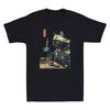 Cat Drinking Tea Japanese Tea Ceremony Art Print Funny Mens Short Sleeve T-Shirt