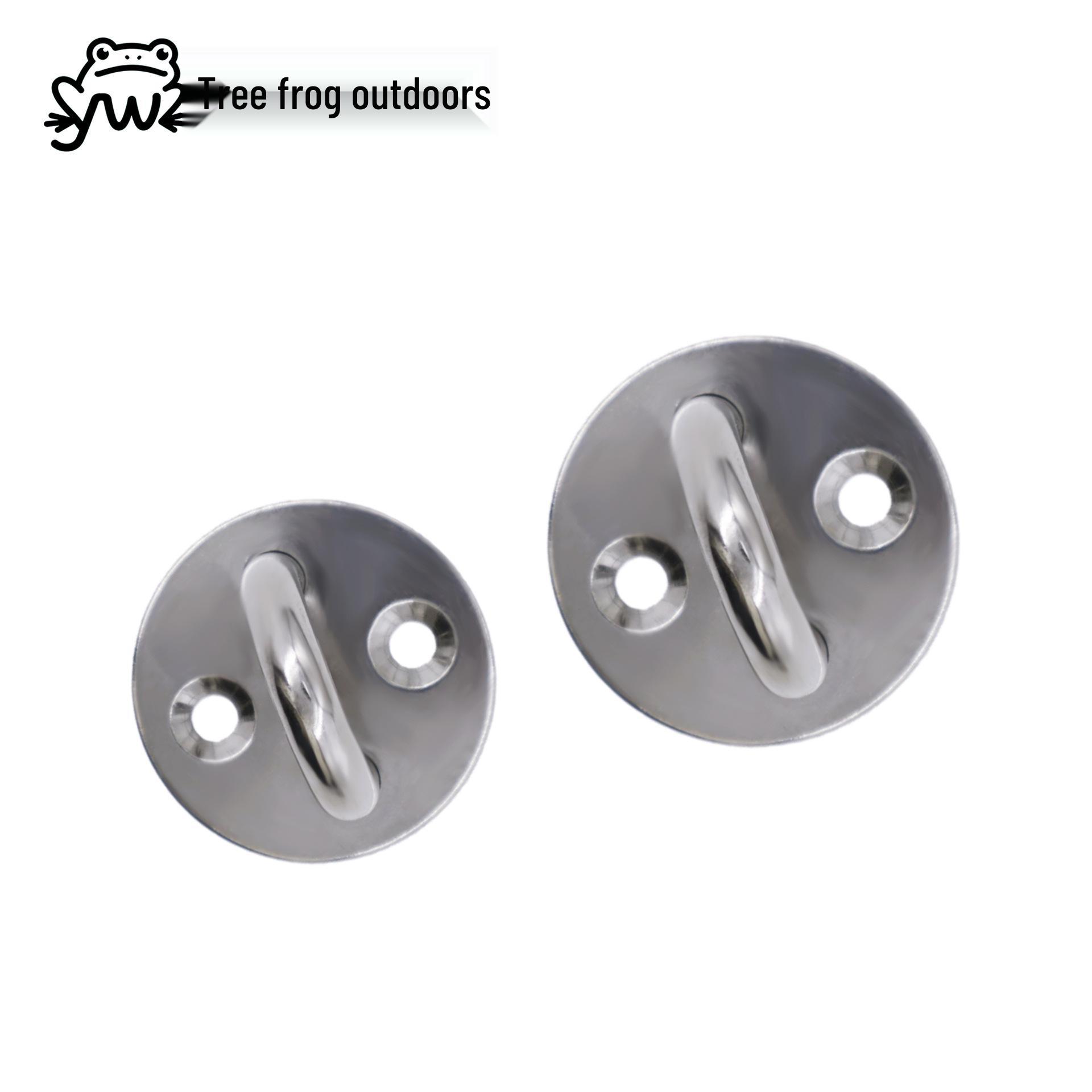 

304 Stainless Steel Round Door Latch with Eye Plate for Yoga Hammock, Sandbag, and Marine Hardware Model M5