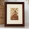 KINOWA "Netherlands" Wood Collage Original DIY Kit Amsterdam Streetscape Made In Japan