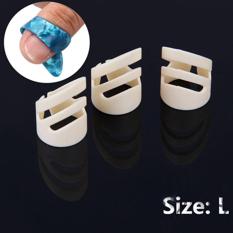 4 Pcs/set Finger Picks Sleeve for Acoustic Electric Guitar Stringed Instrument (3PCS Forefinger +1PC