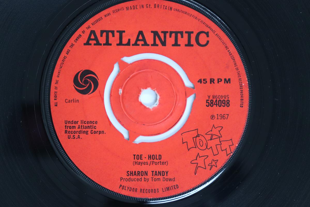 

7inch Record SHARON TANDY - Toe-Hold 584098 Atlantic 1967 UK Soul/Funk Used