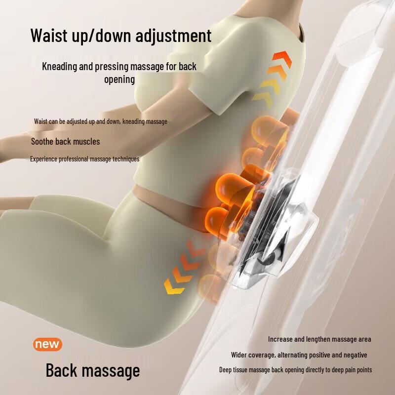 AUX 10-Zone Full Body Massage Mat with Leg & Foot Traction
