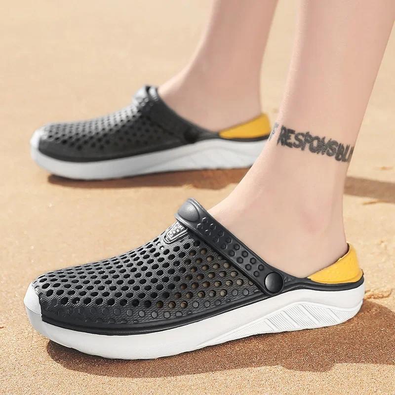 Men's slippers Comfortable Men's Sandal House Slippers Man Summer Shoes Sale Original Brands Shoes Genuine Mens Slipper Slides