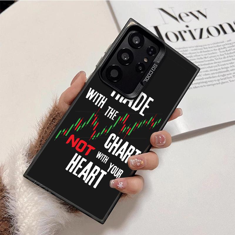 Day Trader Forex Day Trading Shockproof Phone Case for Samsung Galaxy S26 Edge S25 Ultra S24 FE S23 Plus S21 Cover Anti Fall Fun