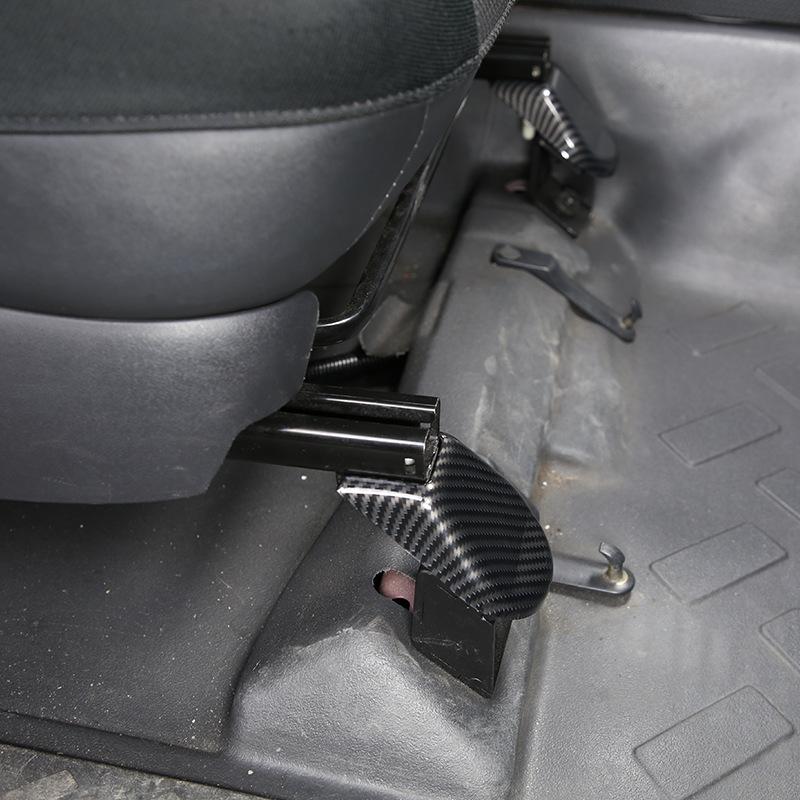 2 bucăți/set autocolante de protecție pentru capacul de bază pentru scaunul din față ABS, potrivite pentru Toyota FJ Cruiser 2007-Auto