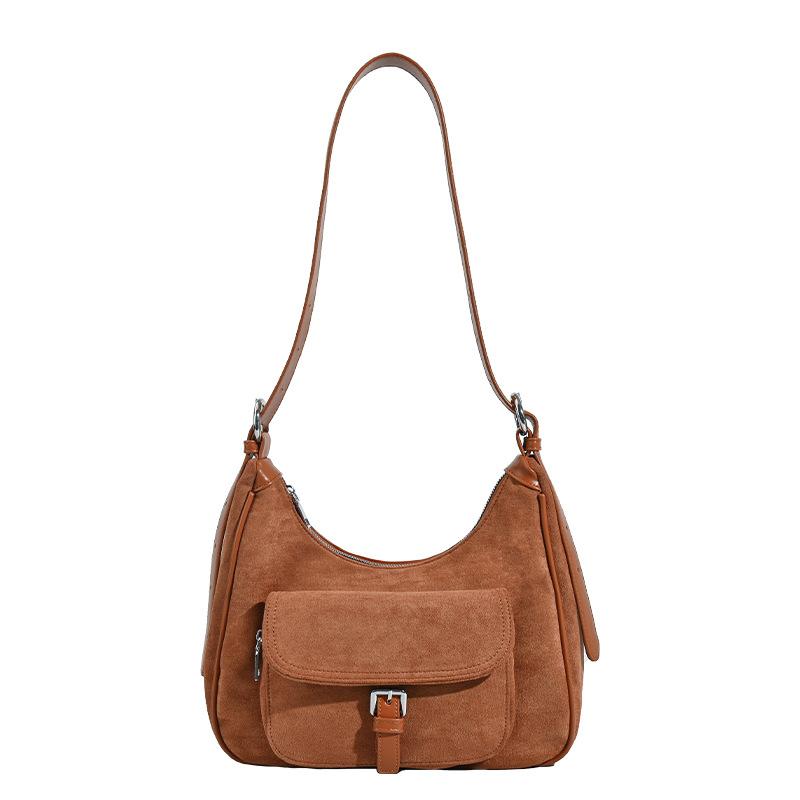 Frosted Underarm Bag Stylish Women's Bag Underarm Bag Trendy Shoulder Crossbody Bag Commuter Bag