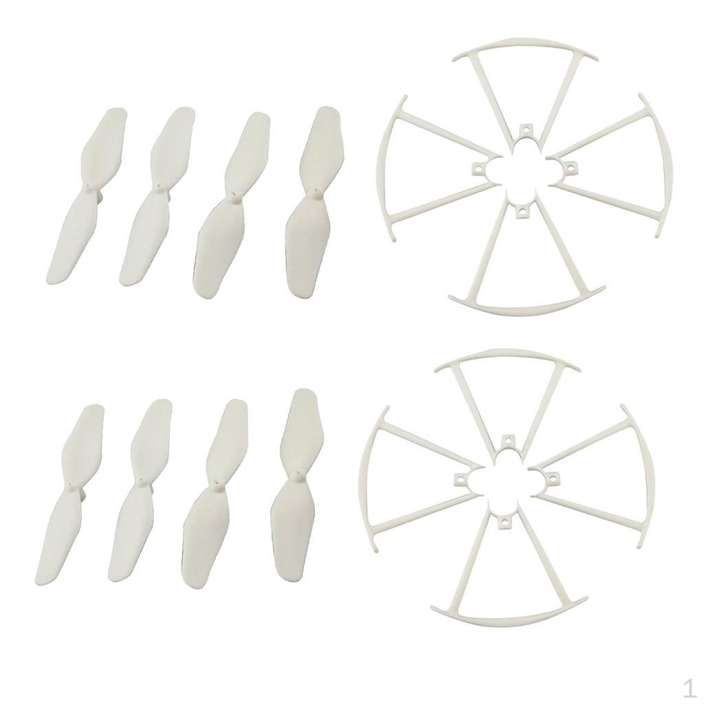 8 Pair Blade Protective Covers + Propellers for X20 X20W RC Parts