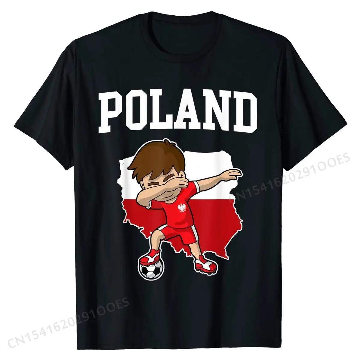 Poland Soccer Dabbing Football Polska Polish Kids Tshirt ... M