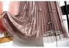 Double-Sided Mesh Beaded Pleated A-Line Bowknot Skirt - Slimming Summer 2025 Style