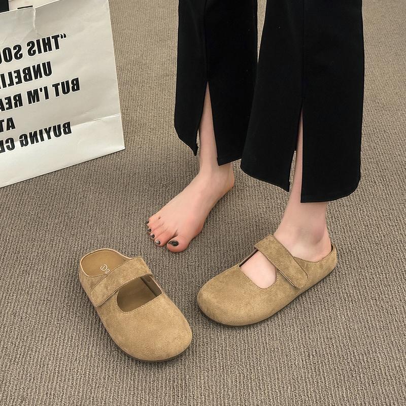 Fashion Slippers Women Summer Female Shoes Cover Toe Loafers Slides 2025 Soft Casual Leisure Slippers Women Summer Cover Toe Female Shoe