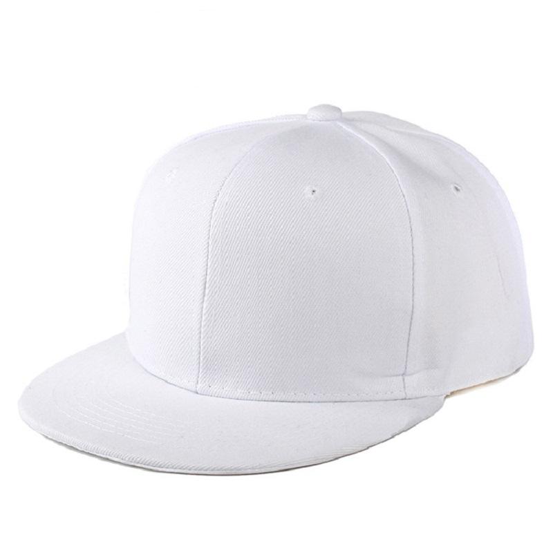 Single Color Flat Brim Cap Korean Hiphop Light Board Baseball Cap Trendy Breathable Adjustable Size Sunscreen Hat Outdoor Use Travel Hat