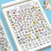 Non-Toxic Search Count & Colors Visual Puzzle Book Hidden Objects Attention Fine Motor