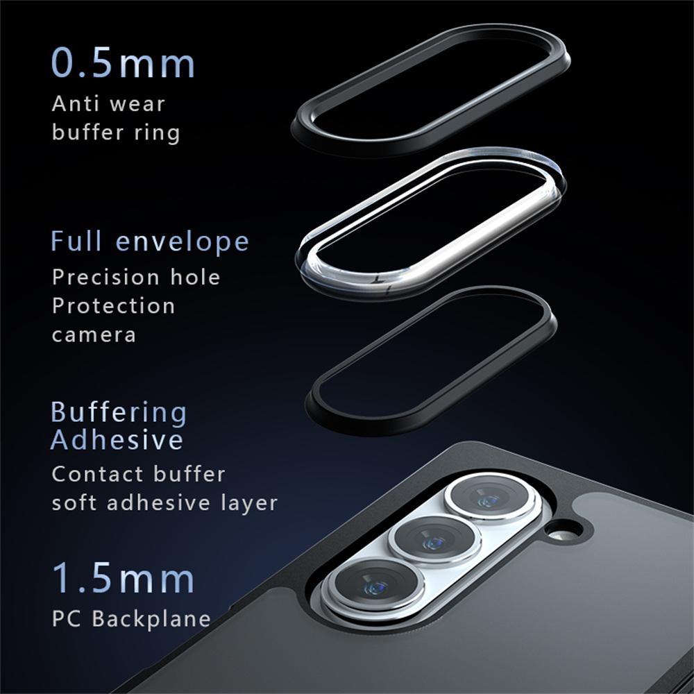 Dla Samsunga Galaxy Z Fold6 5G Etui Magnetyczne TPU+PC Matowe Odporne na Zarysowania Pokrowiec na Telefon