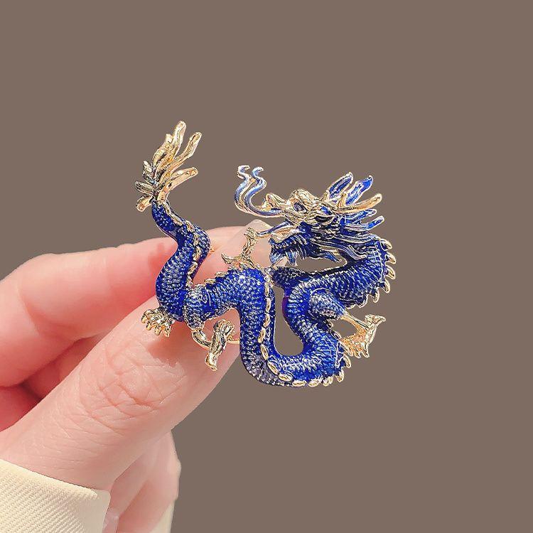 

Брошь «Красный пламенный дракон», высококачественные аксессуары для мужских и женских костюмов гочао, креативные булавки, персонализированные броши-украшения в подарок