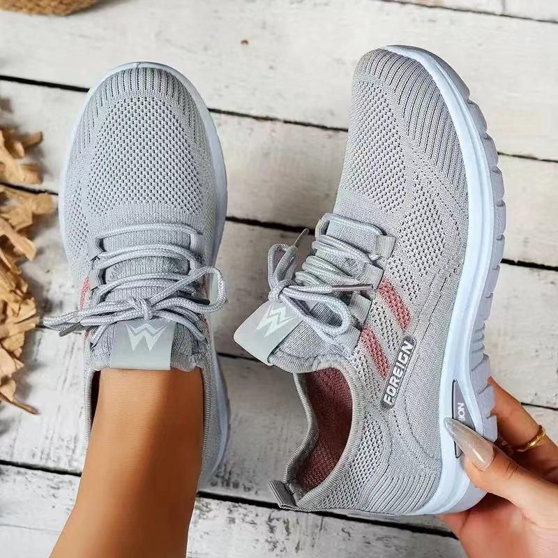 Shoes Spring New Outdoor Breathable Mesh Shoes Fashion Casual Shoes Women's Shoes Low-top Women's Sports Shoes