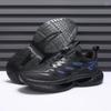 Rotary Buckle Summer Handsome Casual Shoes Breathable Sports Fashion Casual Shoes Men's Sports Shoes Lace-up Mesh Breathable Run