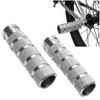 Pegi BMX din Aluminiu Argintii 38X110mm Pe Ax M14 Pegi Pentru BMX