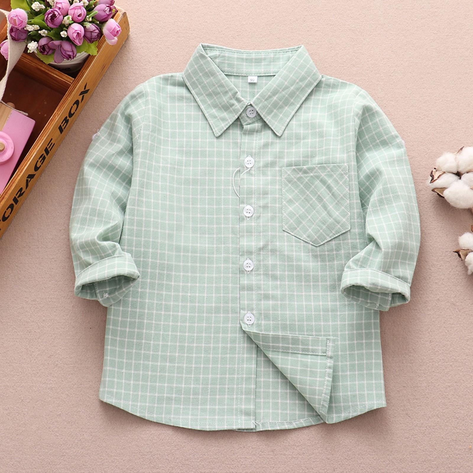 

Хлопковая куртка, детские клетчатые рубашки, рубашка на пуговицах с длинными рукавами, верхняя одежда 100