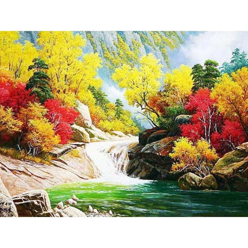 Neu 5D DIY Diamant Malerei Landschaft Diamant Stickerei Sonnenuntergang Kreuz Stich Volle Runde Bohrer Wohnkultur