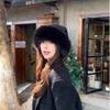 Imitation Mink Hair Winter Hat Wool Ear Protection Cap New Bucket Hat