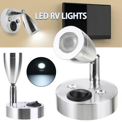 12V LED Spot Reading Light Switch For Camper Van Caravan Motorhome Boat