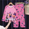 New Demon Hunters Children's Pajamas Long Sleeve Cartoon Girls Babies Middle and Older Children's Loungewear Set