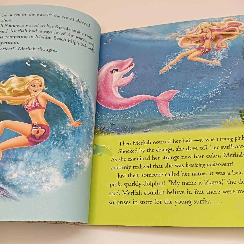 [USED] English Picture Book Set of 3 Books: Barbie, Mermaid, Frozen, Olaf