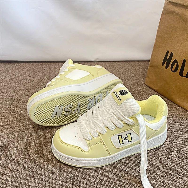 Original niche bread shoes Women's Ins trendy students versatile sports and leisure little white shoes autumn new models