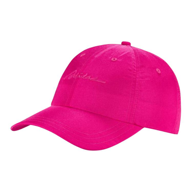 Adidas Woven Three Stripes Logo Duckbill Cap Women caps Bright-Pink KS5218 OSFM