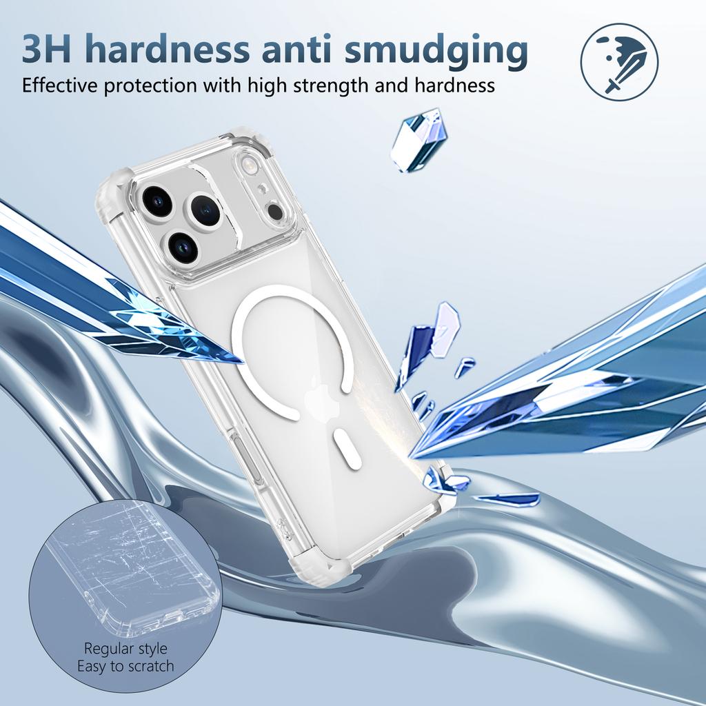 Air Bag Strong Clear Protective Case for Iphone 17 Pro Max 17 Air Iphone17 16 15 14 Plus 13 12 Pro Iphone16 Wireless Charging