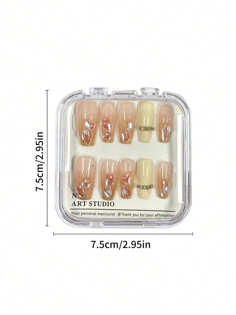 1/5/10/20 Stück Transparente Nail Art Aufbewahrungsbox, Organizerbox für künstliche Nägel, Aufbewahrungsbox für Press-On Nägel, Nagel-Displaybox