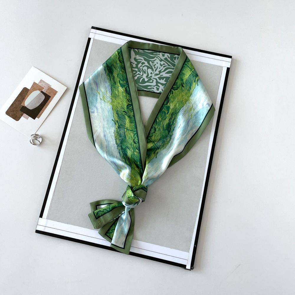 Kleine Und Vielseitige Schals Für Damen Schmale Und Kleine Schals Haargummis Temperamentvolle Bänder Schals Und Schals