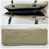 GUCCI Bamboo Handbag Tote Bag Nylon Canvas Leather Beige Ivory White Black 002 1010