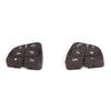 For Mercedes C-Class Wheel Buttons Steering Controls Car Interior Upgrade Black,Brown ABS Plastic Wear-resistant