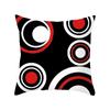 Modern Minimalist Red Abstract Geometric Pillowcase Home Sofa Pillow Cushion Cover