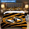 3PCS Dundee United Crest Printed Soft Bedding Set,Including 1pc Duvet Cover And 2pcs Pillowcases Perfect for Bedroom, Dormitory, Fan Gift