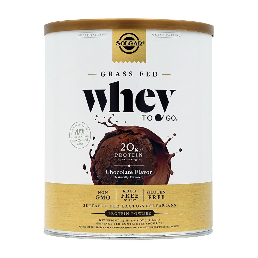 

Grass Fed Whey To Go Protein Powder Chocolate 36 Servings, 36.8 oz