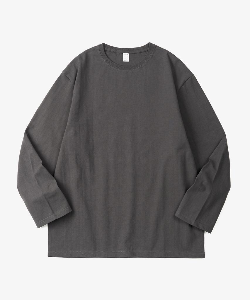 TOFFEE Basic Long Sleeve T-Shirt (Charcoal)