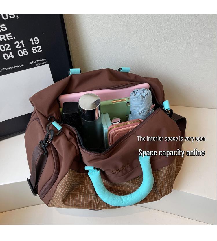 Women's Large Capacity Travel & Fitness Bag with Shoe Compartment