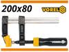 Carpenter's clamp 80x200mm 37106 VOREL