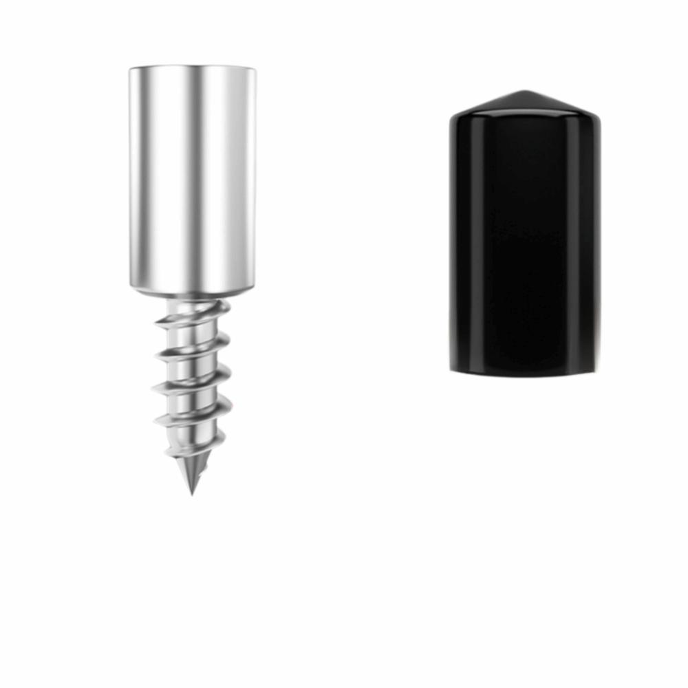 100Pcs Anti-Slip Rubber Sleeve Metal Shelf Support Nails Self-Tapping Screws  Home Improvement
