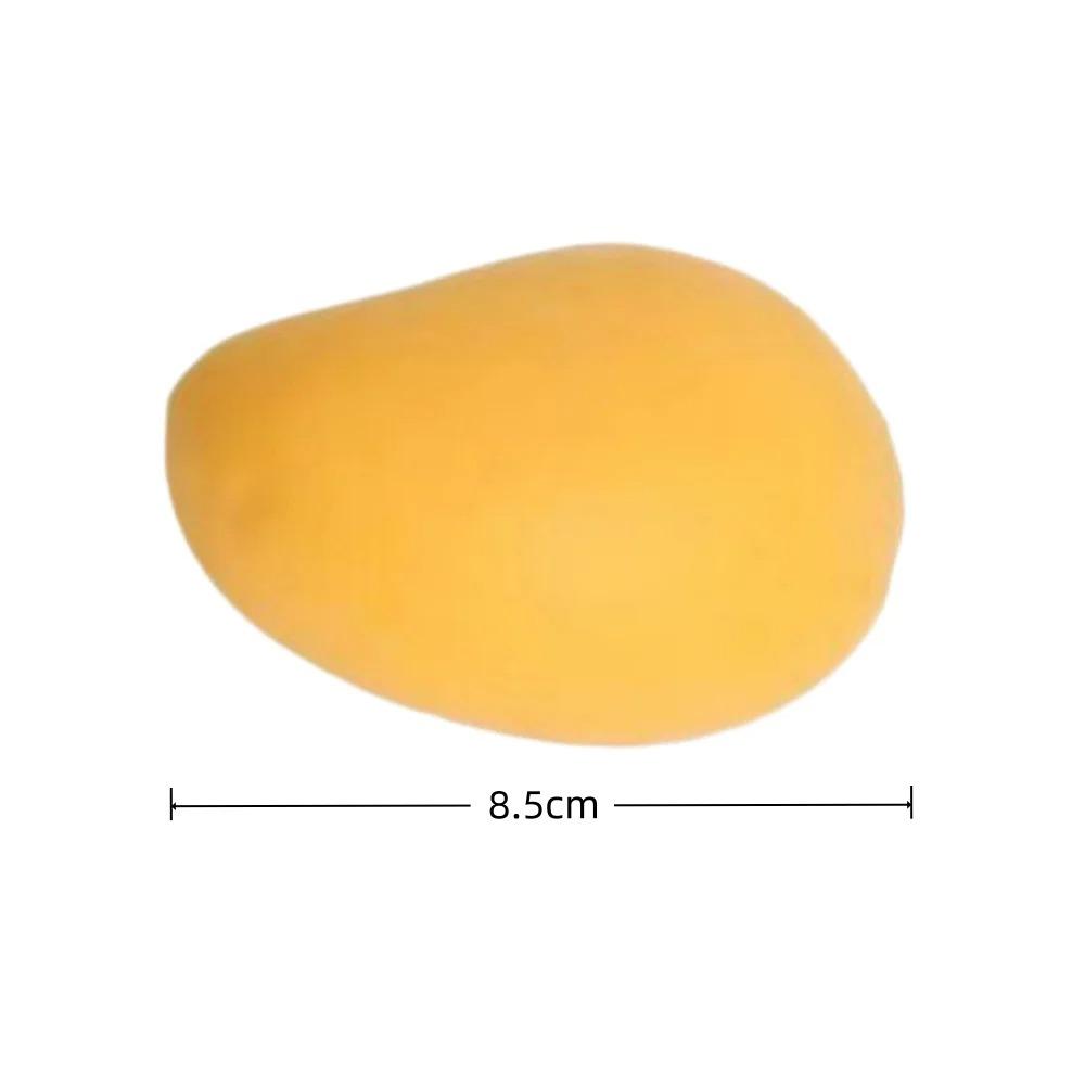 1Pc Mango Squishy Ball Stress Relief Toy - Super Slow Rebound Decompression Fidget Butter For Anxiety Relief