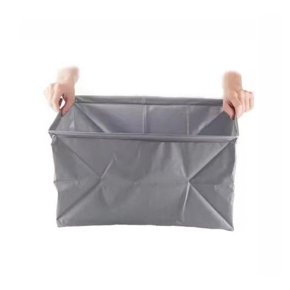 

Homlly Collapsible Storage Box Crates with Wood Tabletop Lid 55L Waterproof Bag